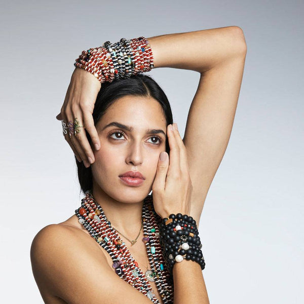 Ileana Makri Black Agate Stripe Bracelet 30