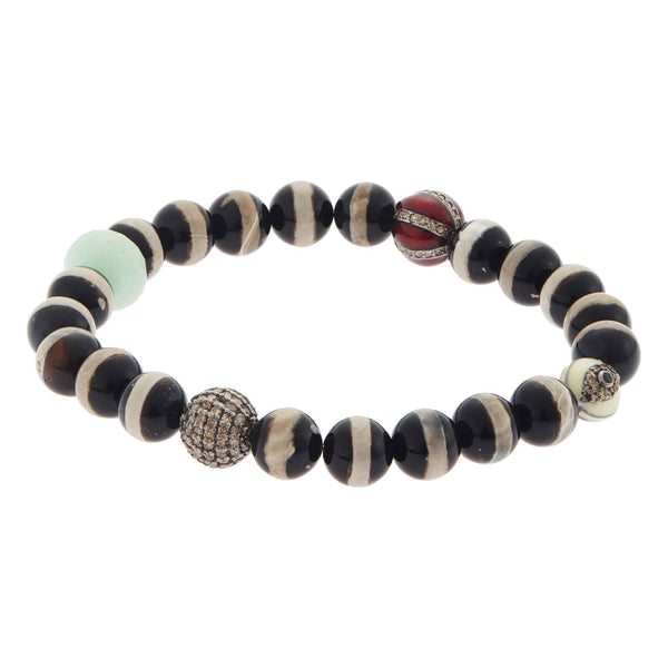 Ileana Makri Black Agate Stripe Bracelet 59