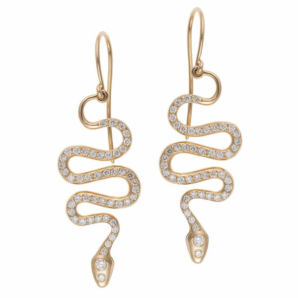 ileana makri Black Mamba Earrings P-D-S