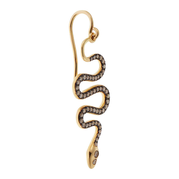 Ileana Makri Black Mamba Earrings Y-Oxs-Chd-S