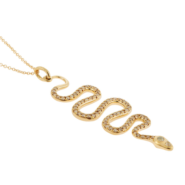 Ileana Makri Black Mamba Pendant Y-CHD-RDS