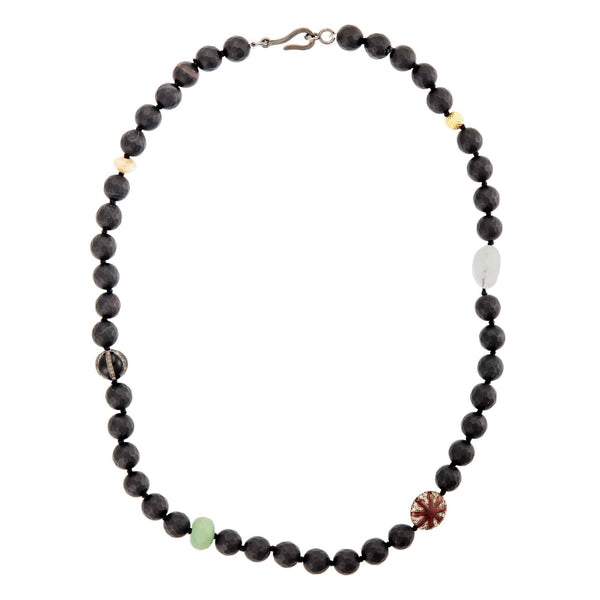 ileana makri Black Onyx Matte Necklace 75 (45cm)