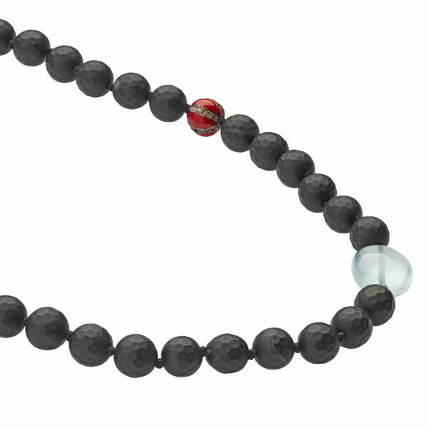 Ileana Makri Black Onyx Necklace 31 (45cm)