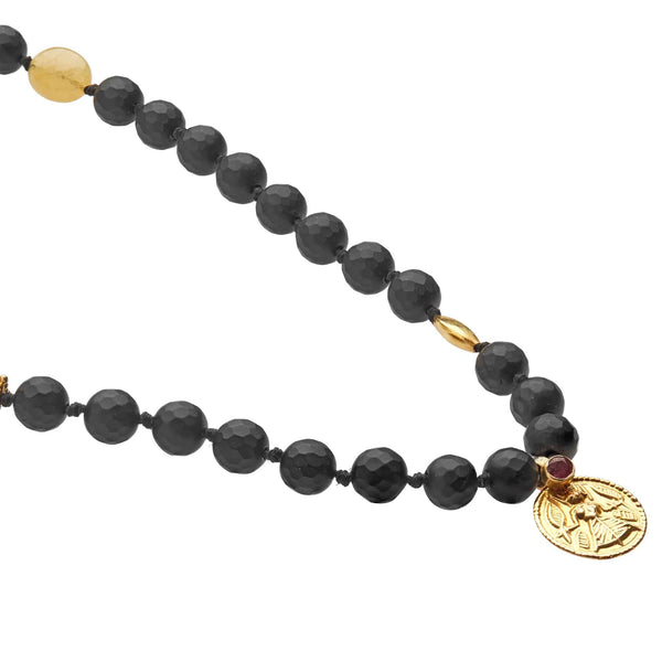 Ileana Makri Black Onyx Necklace 32 (45cm)