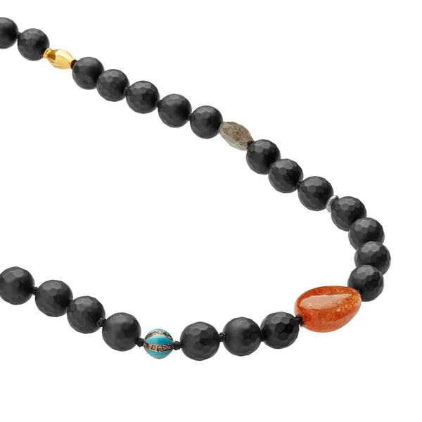 Ileana Makri Black Onyx Necklace 33 (47cm)