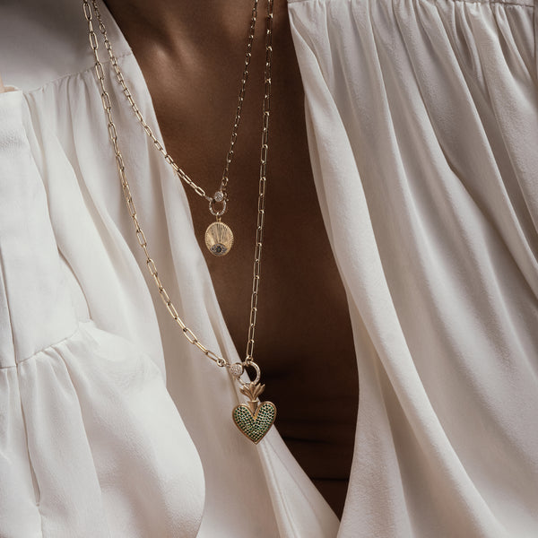 Ileana Makri Blazing Heart Pendant Y-TS