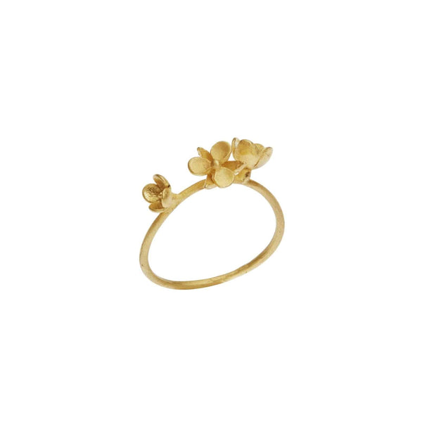 ileana makri Blooming 3 Flower Ring