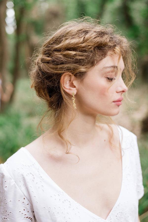 Ileana Makri Blooming Long Stud