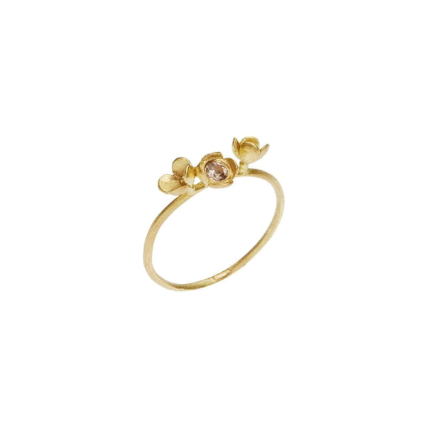 ileana makri Blooming Tourmaline 3 Flower Ring