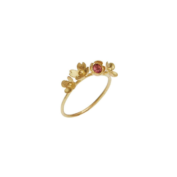 ileana makri Blooming Tourmaline 4 Flower Ring