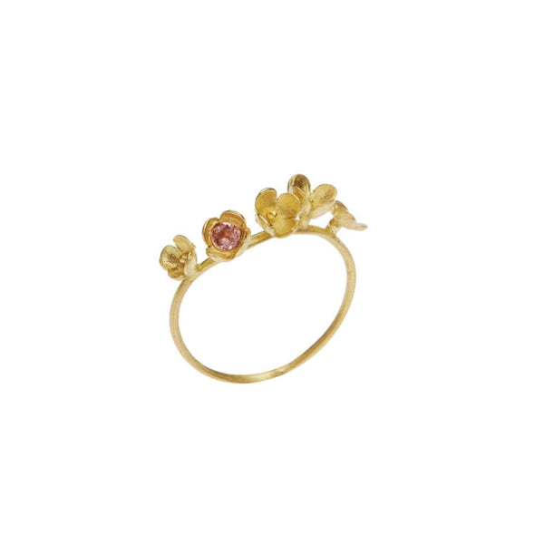 ileana makri Blooming Tourmaline 5 Flower Ring