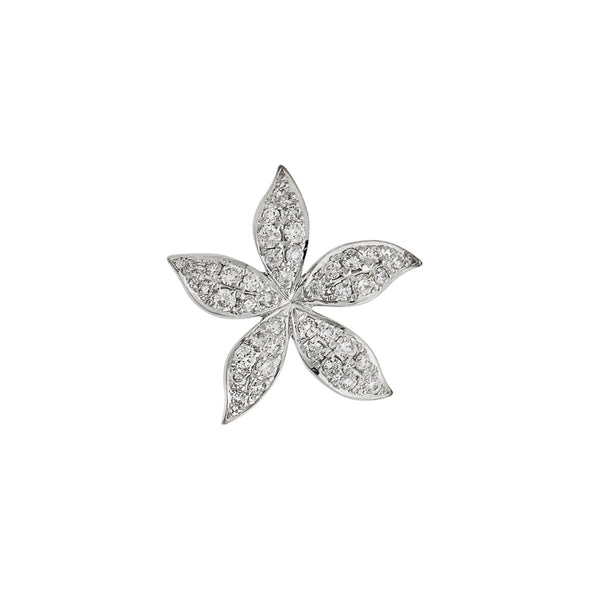 Ileana Makri Blossom Ear Cuff Pavé W-D