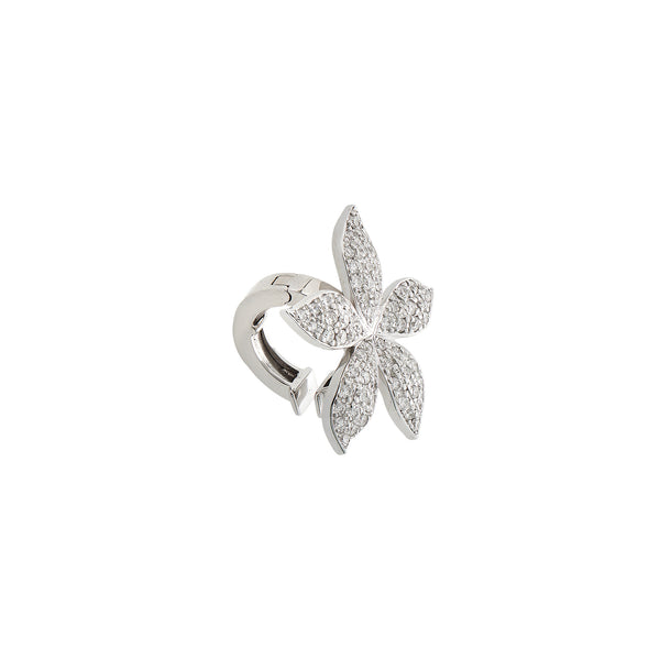 ileana makri Blossom Ear Cuff Pavé W-D