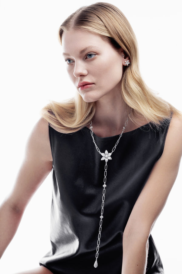 Ileana Makri Blossom Lariat Necklace W-D