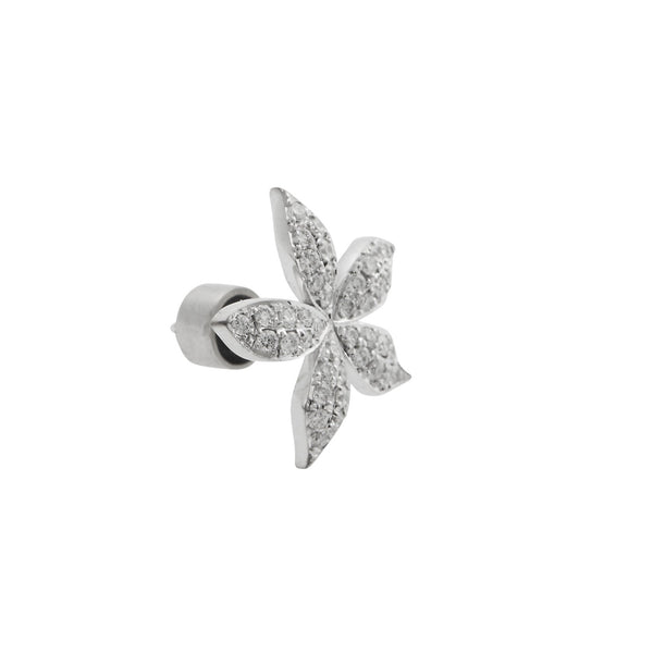 Ileana Makri Blossom Studs Pavé W-D-L