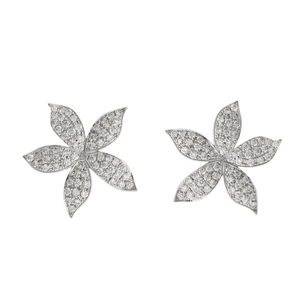 ileana makri Blossom Studs Pavé W-D-L
