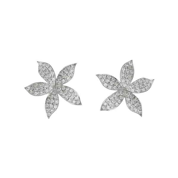 ileana makri Blossom Studs Pavé W-D-M