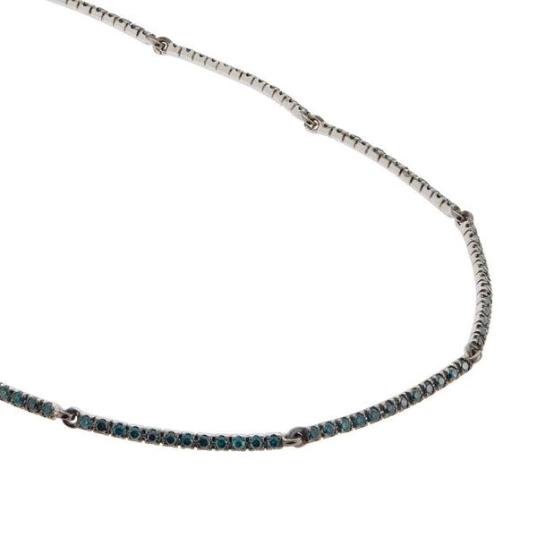 Ileana Makri Blue Diamond Riviera Necklace