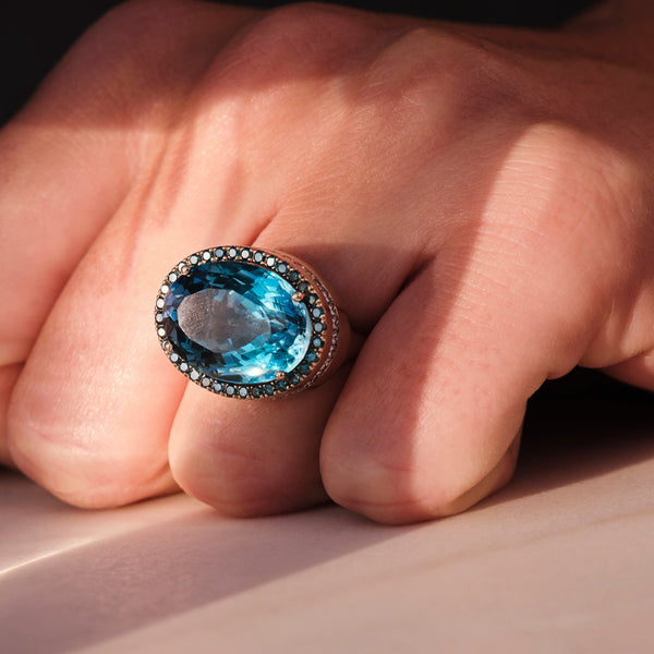 Ileana Makri Blue Mirage Ring