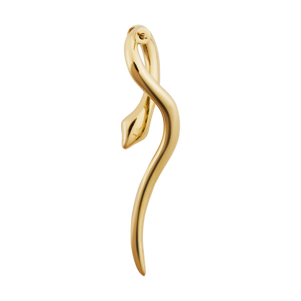 Ileana Makri Boa Gold Earrings Y-EM