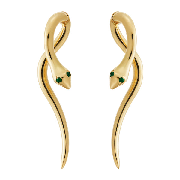 ileana makri Boa Gold Earrings Y-EM