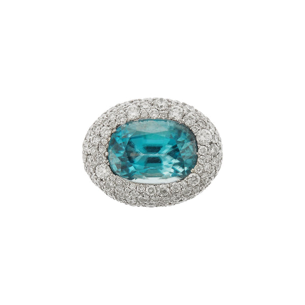 Ileana Makri Brilliant Blue Cocktail Ring