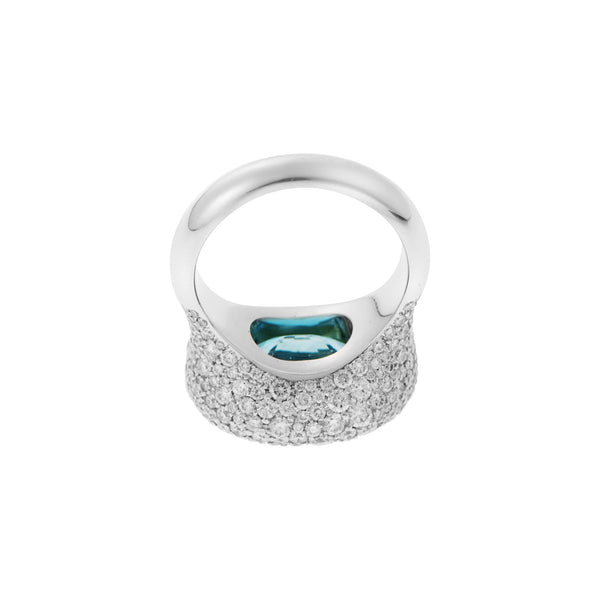 Ileana Makri Brilliant Blue Cocktail Ring