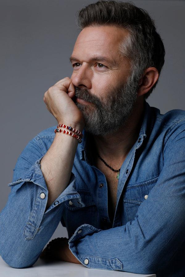 Ileana Makri Brown Agate Stripe Bracelet 14