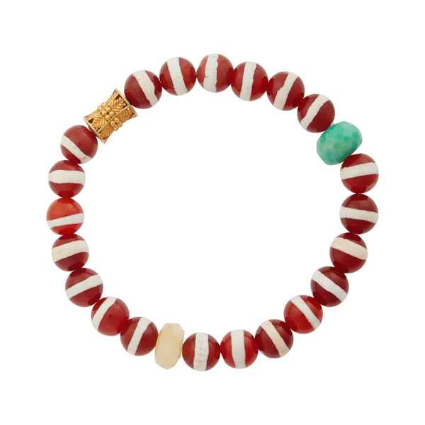 ileana makri Brown Agate Stripe Bracelet 66