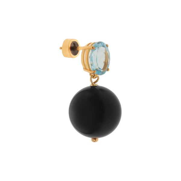 Ileana Makri Bubble Onyx Blue Topaz