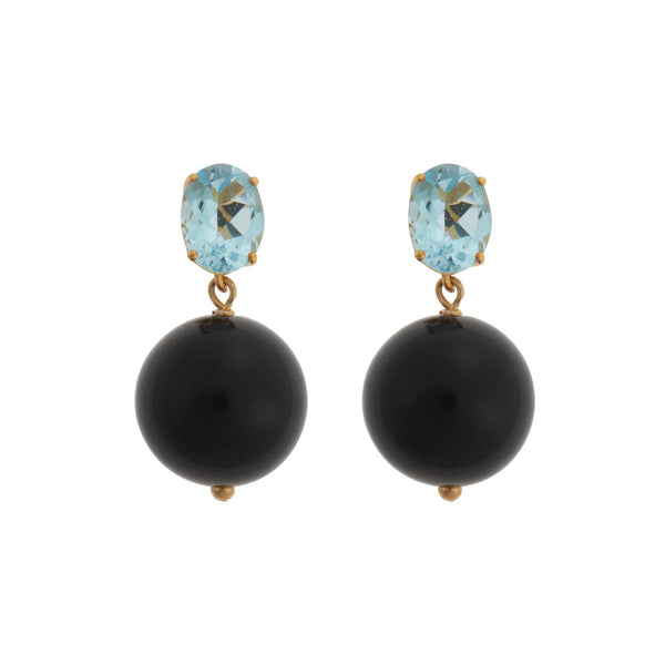 ileana makri Bubble Onyx Blue Topaz