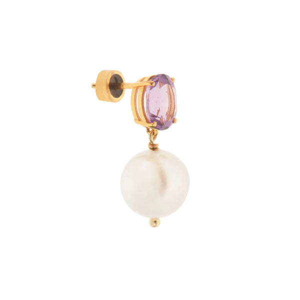 Ileana Makri Bubble Pearl Purple Amethyst