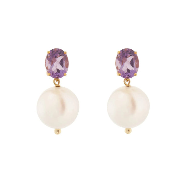 Ileana Makri Bubble Pearl Purple Amethyst