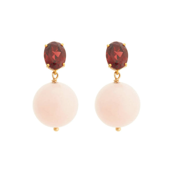 ileana makri Bubble Rose Quartz Garnet