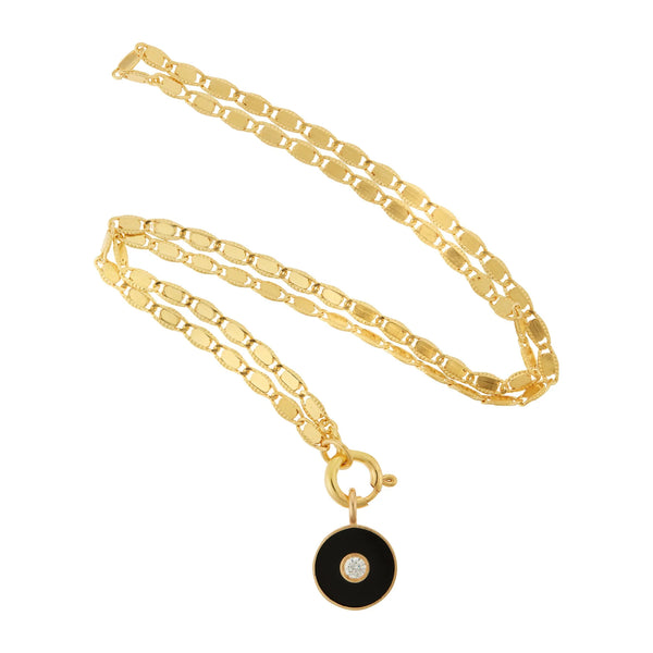 Ileana Makri Bubble Solitaire Enamel Necklace