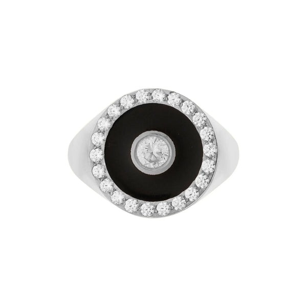 Ileana Makri Bubble Solitaire Enamel Ring