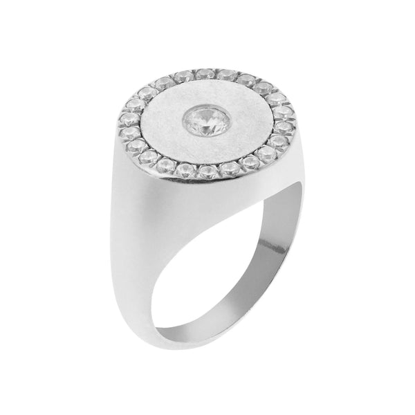 Ileana Makri Bubble Solitaire Ring SLV