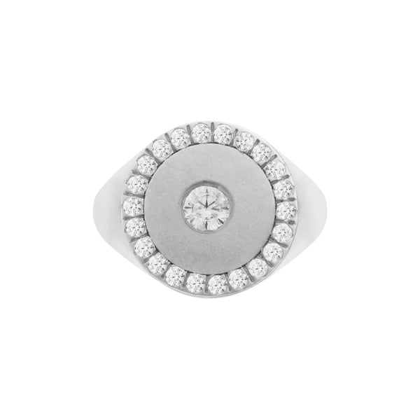 ileana makri Bubble Solitaire Ring SLV