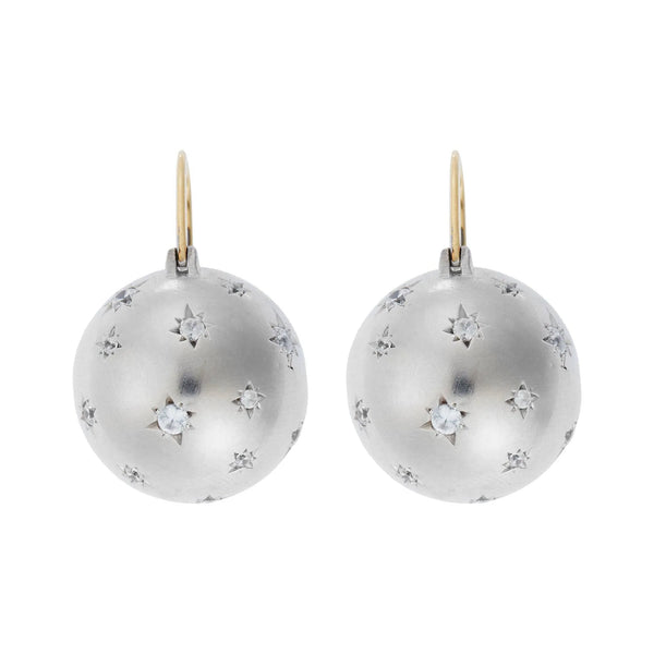 Ileana Makri Bubble Stardust Earrings Y9-SLV