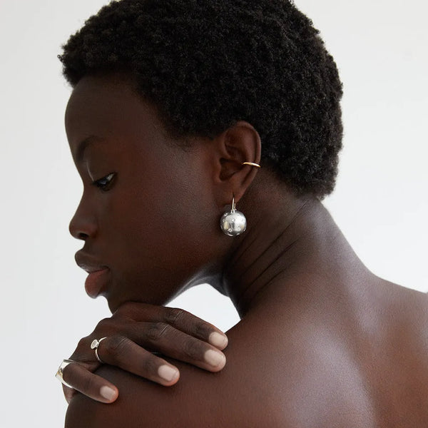 Ileana Makri Bubble Stardust Earrings Y9-SLV