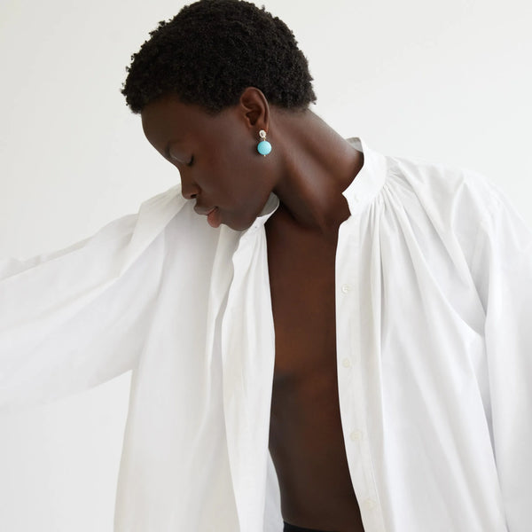 Ileana Makri Bubble Turquoise White Topaz