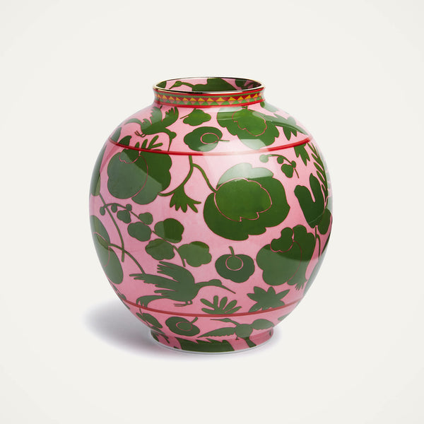 ileana makri Bubble Vase Wildbird Rosa