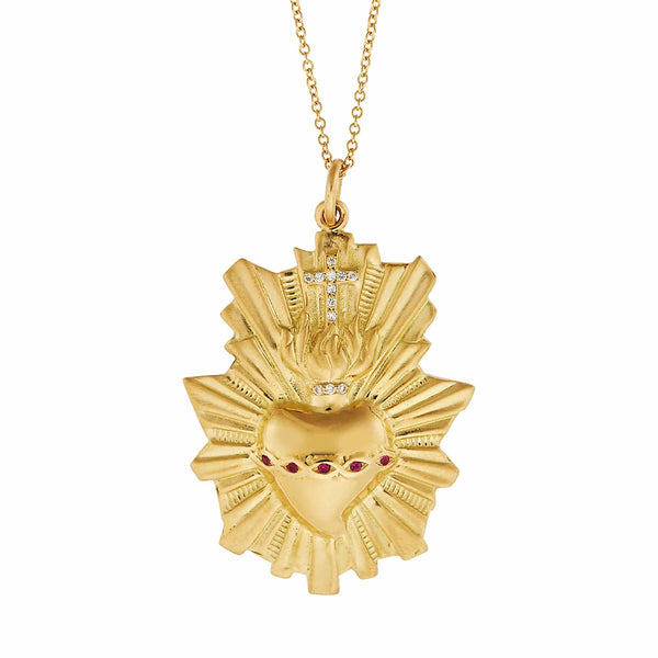 ileana makri Burning Heart Pendant