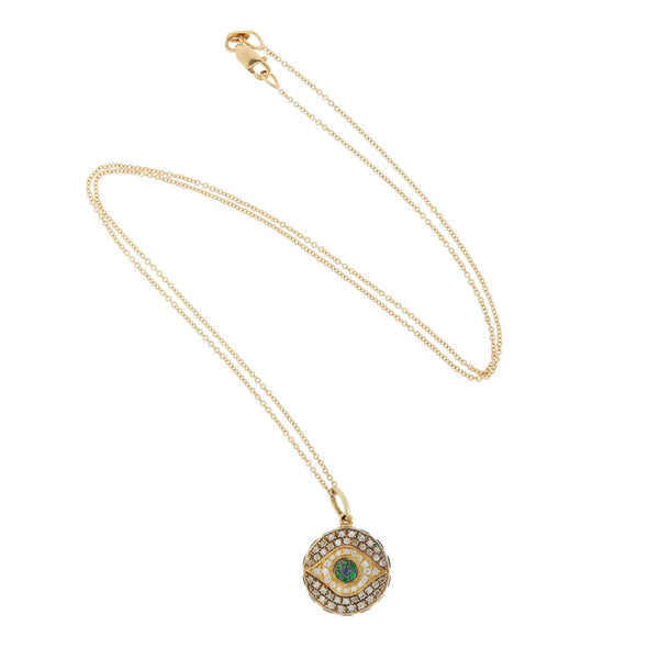 Ileana Makri Candy Evil Eye Pendant - Small Y