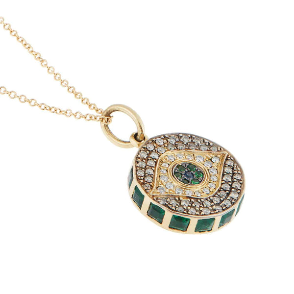 Ileana Makri Candy Evil Eye Pendant - Small Y