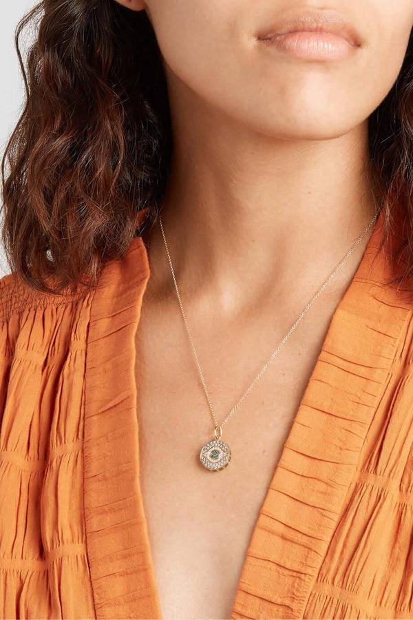 Ileana Makri Candy Evil Eye Pendant - Small Y