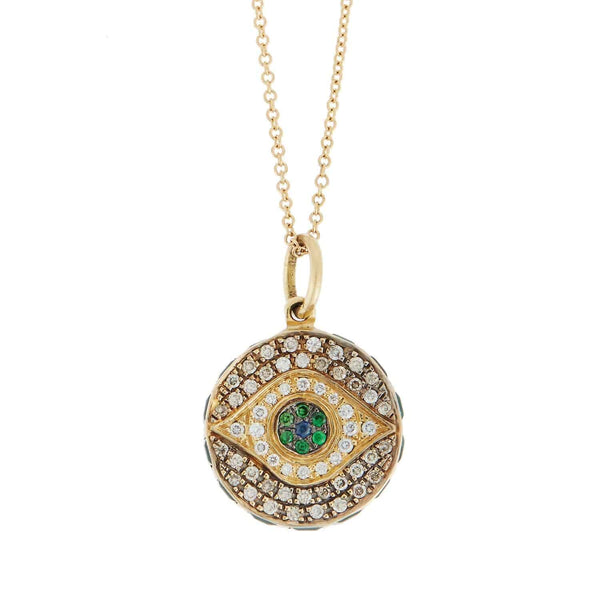 ileana makri Candy Evil Eye Pendant - Small Y