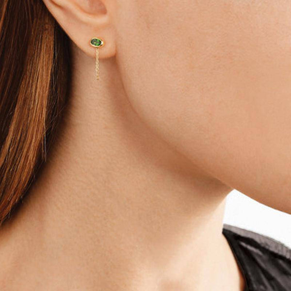 Ileana Makri Chained Pond - Oval Earrings