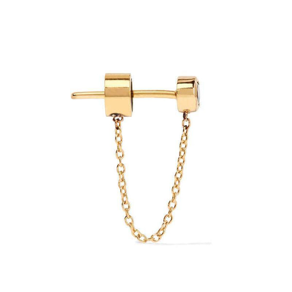 Ileana Makri Chained Pond - Oval Earrings