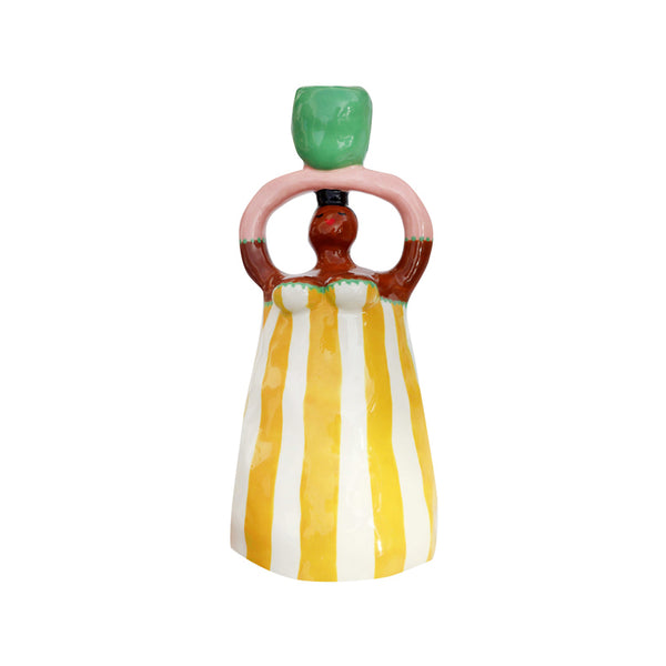 ileana makri Claudia Yellow Candleholder